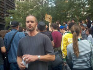Brian at Occupy Wall Street